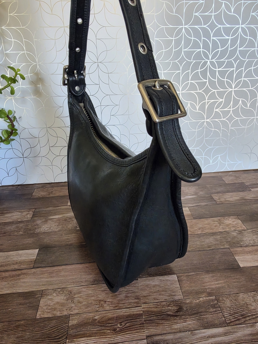 Vintage black leather Coach Janice's Legacy Bag - Picture 6 of 10